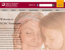 Tablet Screenshot of ncmcfoundation.org